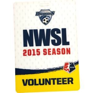 Boston Breakers 2015 NWSL Volunteer Credentials Card
